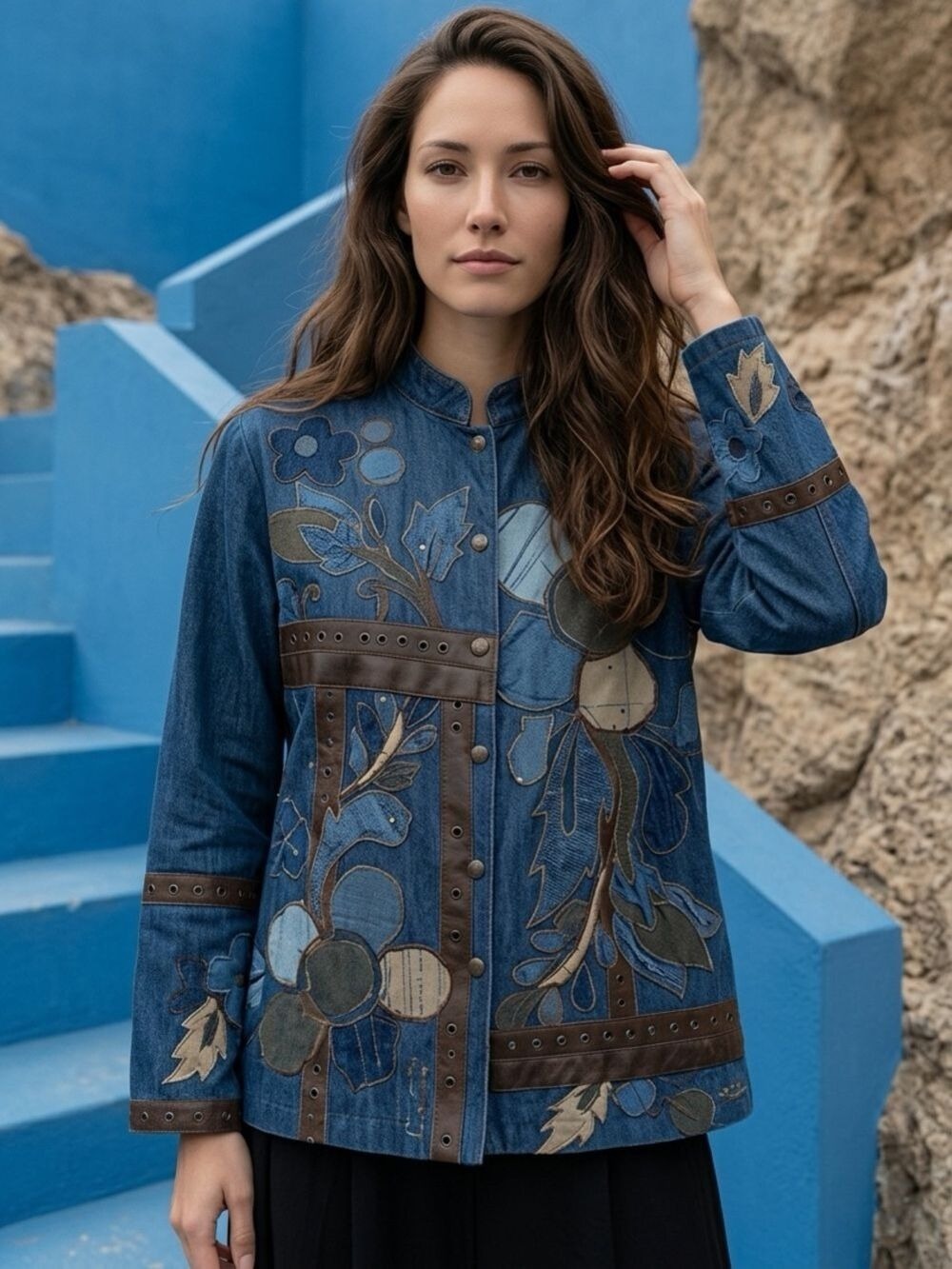 Sandy Starkman Designer Jeans Jacket (M/L) NWOT
